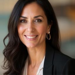Portrait of Dr. Isabella Rossi, Philanthropist and Yacht Enthusiast.